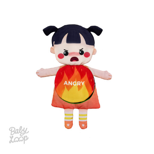 Softbook My Feelings Girl for 1 year - Buku Pengenalan Perasaan dan Emosi - Baby Loop - Image 5