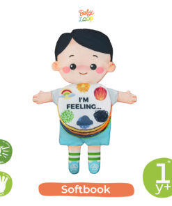 Softbook My Feelings Boy for 1 year - Buku Pengenalan Perasaan dan Emosi - Baby Loop
