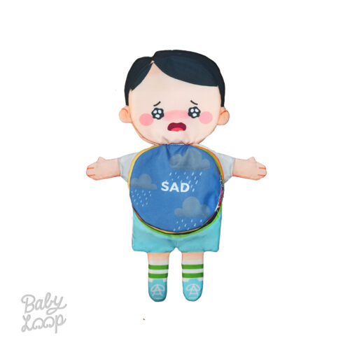 Softbook My Feelings Boy for 1 year - Buku Pengenalan Perasaan dan Emosi - Baby Loop - Image 4
