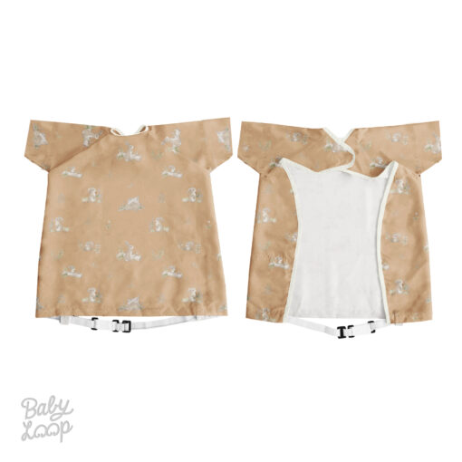 Coverall Weaning Bib Cute Bunny - Celemek Bayi Anti Air - Baby Loop x Greysia Polii