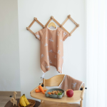 Coverall Weaning Bib Cute Bunny - Celemek Bayi Anti Air - Baby Loop x Greysia Polii - Image 2