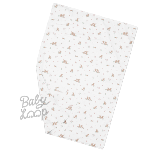 Double Sided Blanket Tencel Little Rabbit - Selimut Bayi & Anak - Baby Loop - Image 2