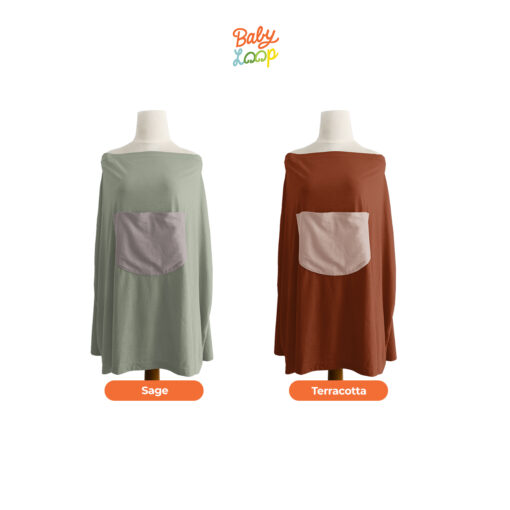 Apron Menyusui - Nursing Cover 360 Bamboo Cotton - Baby Loop