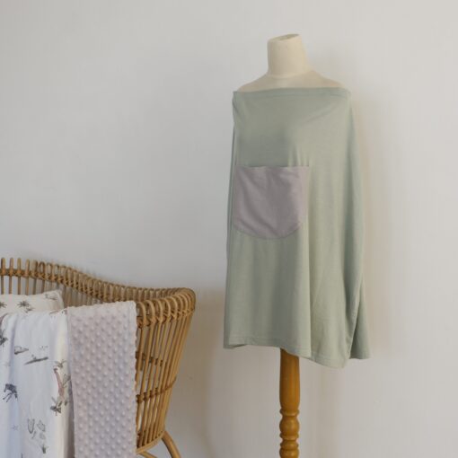 Apron Menyusui - Nursing Cover 360 Bamboo Cotton - Baby Loop - Image 2