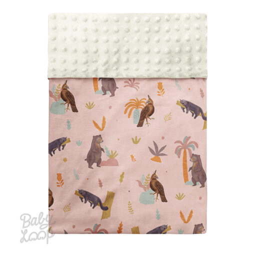 Double Sided Tencel Blanket Minky Nusantara - Selimut Bayi & Anak - Baby Loop