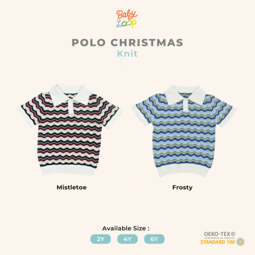 Baju Anak - Polo Shirt Christmas - Baby Loop