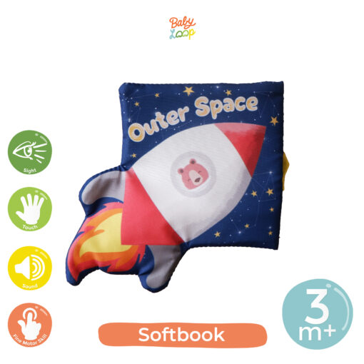 Buku Bayi - Softbook Outer Space - Baby Loop