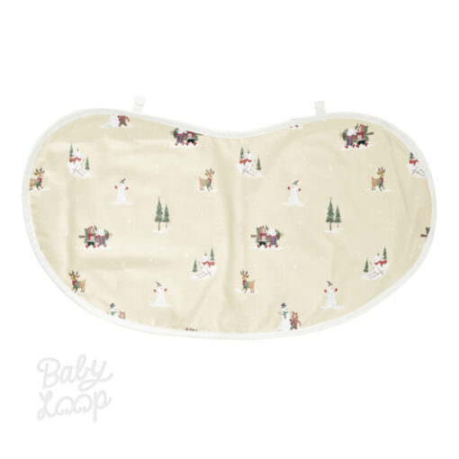 Celemek Bayi - Baby Burp Bib Snowy Winter - Baby Loop