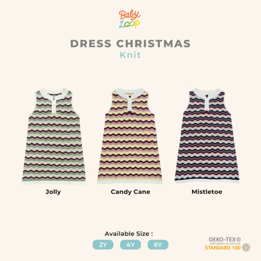 Baju Anak - Dress Christmas - Baby Loop