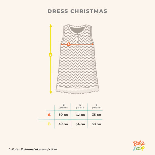 Baju Anak - Dress Christmas - Baby Loop - Image 6
