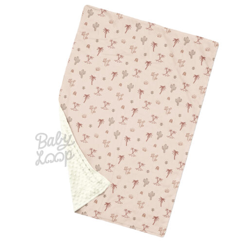 Minky Blanket Earthy Desert - Selimut Bayi & Anak - Baby Loop - Image 2