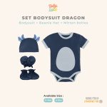 Baju Bayi -  Set Bodysuit Dragon - Baby Loop - Image 2