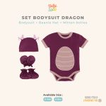 Baju Bayi -  Set Bodysuit Dragon - Baby Loop