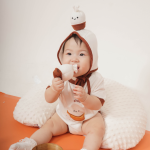 Baju Bayi Bapau - Set Bodysuit dan Bonnet Bao - Baby Loop - Image 2