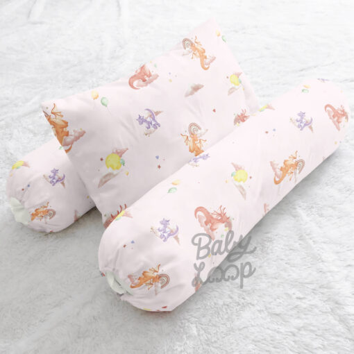 Pillow Bolster Set Dreamy Dragons - Bantal Guling - Baby Loop - Image 2