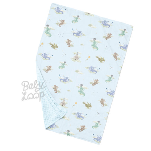 Minky Blanket Dreamy Dragons - Selimut Bayi & Anak - Baby Loop - Image 2