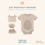 Baju Bayi -  Set Bodysuit Dragon - Baby Loop - Image 3
