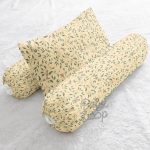 Pillow Bolster Set Birds And Leaves - Bantal Guling - Baby Loop