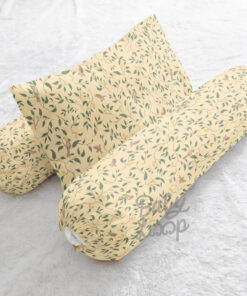 Pillow Bolster Set Birds And Leaves - Bantal Guling - Baby Loop