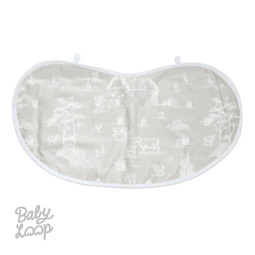 Celemek Bayi - Baby Burp Bib Toile Farm - Baby Loop