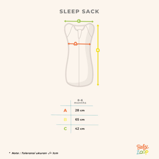 Bedong Instan - Sleep Sack Tencel - Baby Loop - Image 6