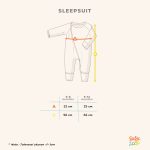 Baju Bayi - Sleepsuit Tencel Birds And Leaves - Baby Loop - Image 3
