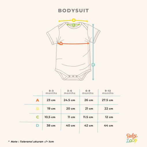 Baju Bayi - Bodysuit Tencel Birds And Leaves - Baby Loop - Image 4