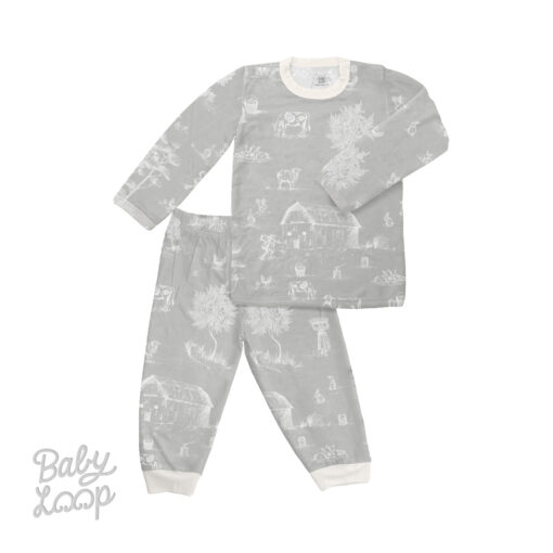 Baju Anak - Piyama Tencel Farm Cabin - Baby Loop