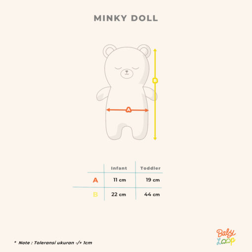 Boneka Anak - Minky Doll - Baby Loop - Image 5