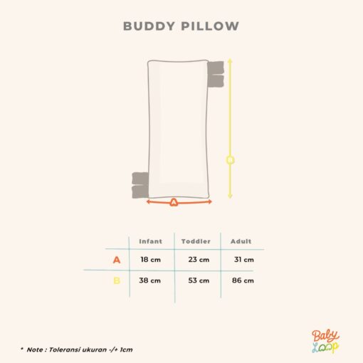 Guling Boneka - Buddy Pillow Tencel XXL JUMBO Farm Cabin - Baby Loop - Image 4