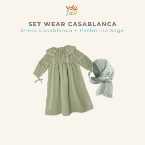 Baju Anak - Set Wear dan Pashmina Casablanca - Baby Loop