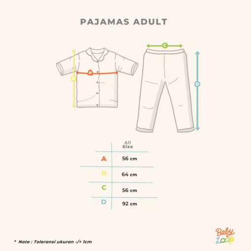 Baju Tidur Wanita - Pajamas Tencel Adult Enchanted Forest - Baby Loop - Image 5