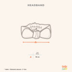 Bandana Bayi - Headband Knot Bow Tencel - Baby Loop - Image 4