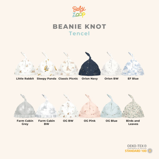 Topi Bayi - Beanie Knot Tencel - Baby Loop - Image 2