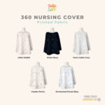 Apron Menyusui - Nursing Cover 360 Printed Fabric - Baby Loop