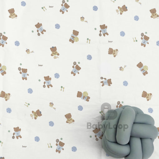 Playful Bear - Japanese Cotton