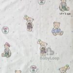 Let's Go Teddy - Japanese Cotton