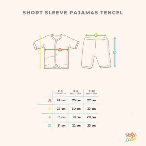 Piyama Bayi - Short Sleeve Pajamas Tencel Colorful Animal - Baby Loop - Image 4