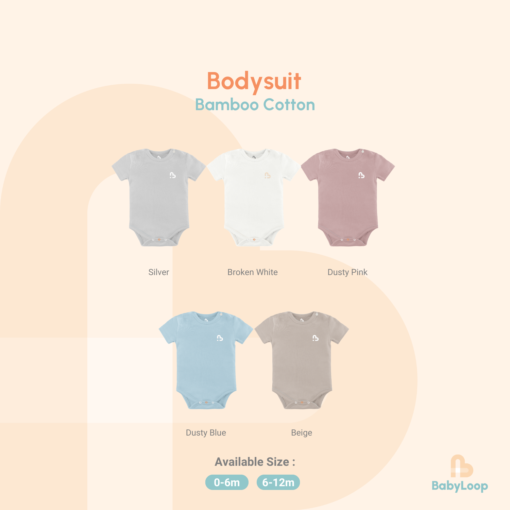 Baju Anak - Bodysuit Bamboo - Baby Loop