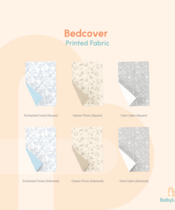 Selimut Bayi & Anak - Bedcover Printed Fabric - Baby Loop