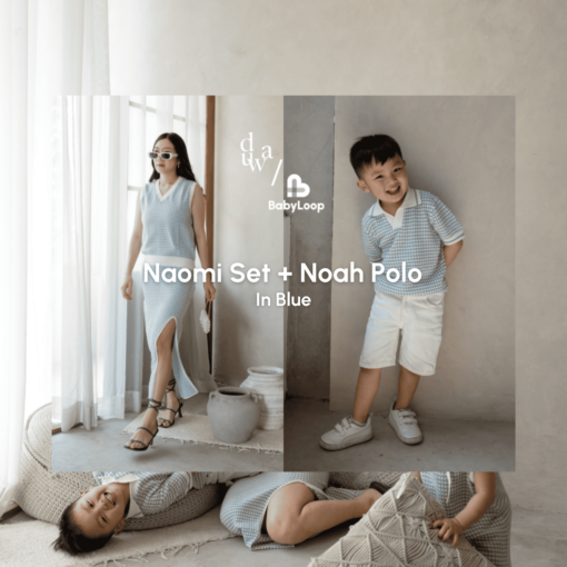 Baju Ibu dan Anak - Naomi Set and Noah Polo Knit Couple - Baby Loop - Image 3