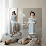 Baju Ibu dan Anak - Naomi Set and Nora Dress Knit Couple - Baby Loop