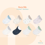 Celemek Bayi - Baby Burp Bib Printed Bamboo - Baby Loop
