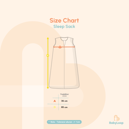 Bedong Instan - Sleep Sack Bamboo Toddler - Baby Loop - Image 5