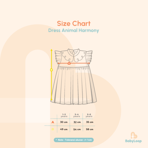 Baju Anak - Ling Dress Tencel Animal Harmony - Baby Loop - Image 2
