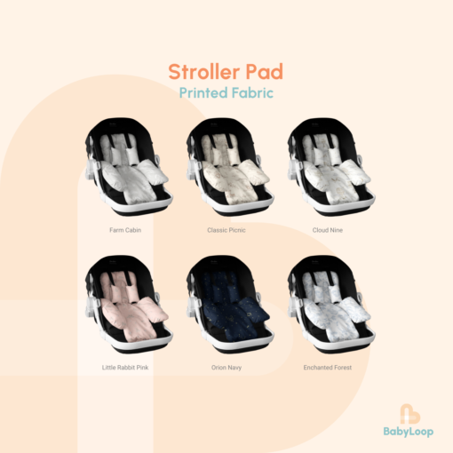 Alas Stroller - Stroller Pad Printed Fabric - Baby Loop