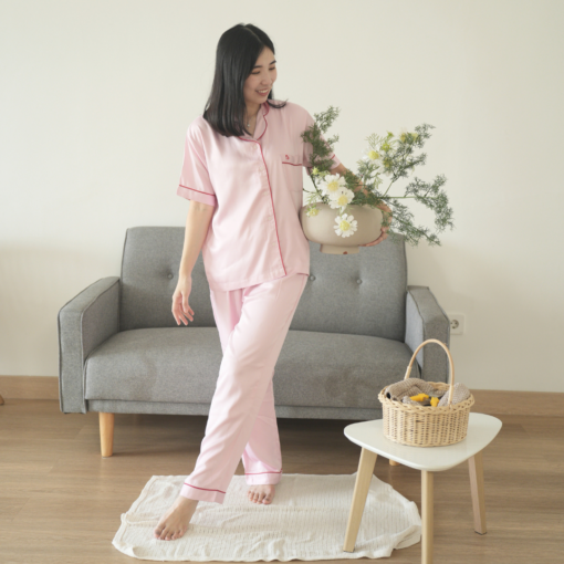 Baju Tidur Wanita Tencel - Piyama TENCEL™ Silk Adult - Baby Loop - Image 3
