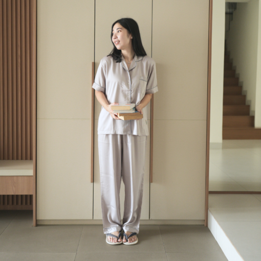 Baju Tidur Wanita Tencel - Piyama TENCEL™ Silk Adult - Baby Loop - Image 5