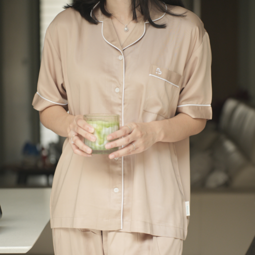 Baju Tidur Wanita Tencel - Piyama TENCEL™ Silk Adult - Baby Loop - Image 2
