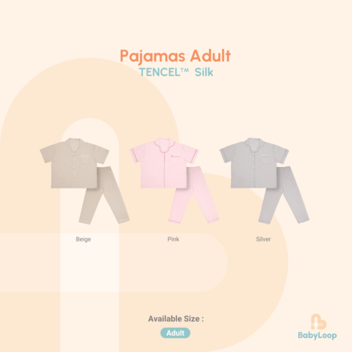 Baju Tidur Wanita Tencel - Piyama TENCEL™ Silk Adult - Baby Loop